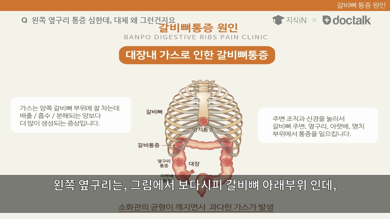 왼쪽 옆구리 통증 심한데, 대체 왜 그런건지요 - Youtube